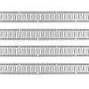 34PCS 5FT E-Tracks Set Tie-Down Rail Kit with 8 Steel