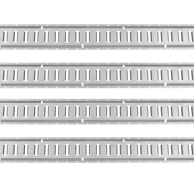 34PCS 5FT E-Tracks Set Tie-Down Rail Kit with 8 Steel