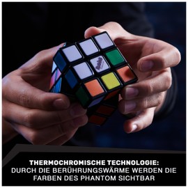 Rubik's Phantom 3x3 Dice Higher Difficulty Puzzle Game Stress Relief Finger Toy Activity Cube for Adults and Children