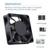 GDSTIME 5V USB Fan 60mm Mini Fan, 2 Pack 60mm