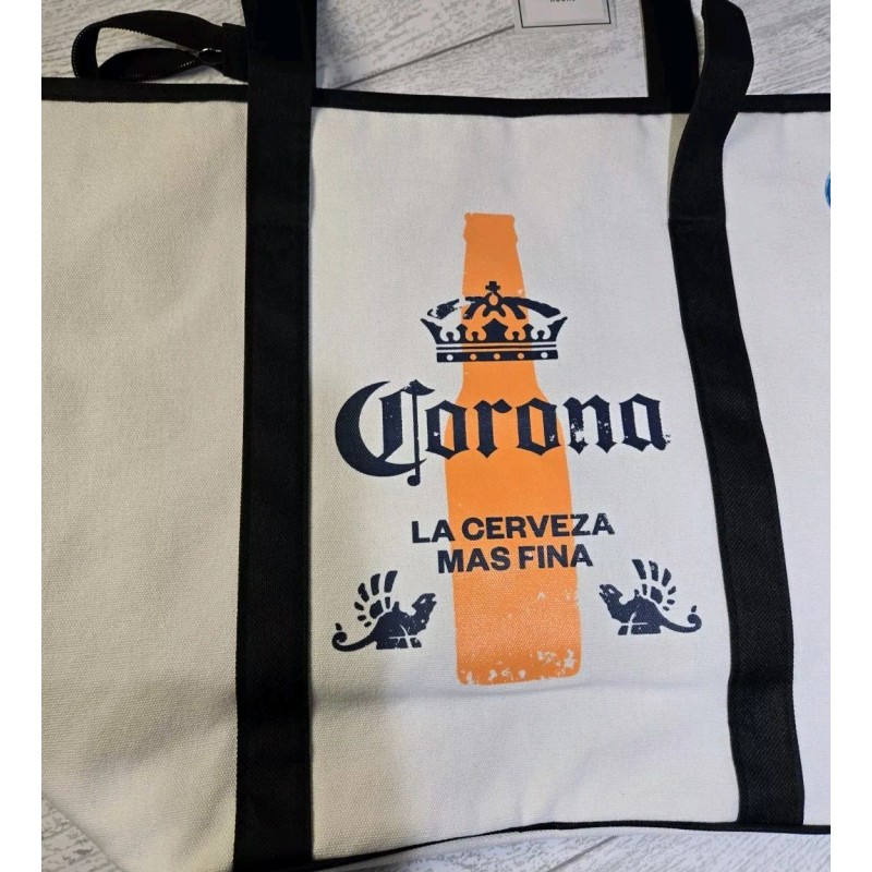 Corona Beer Insulated Cooler Bag Holds 12 Bottles 12" Handle