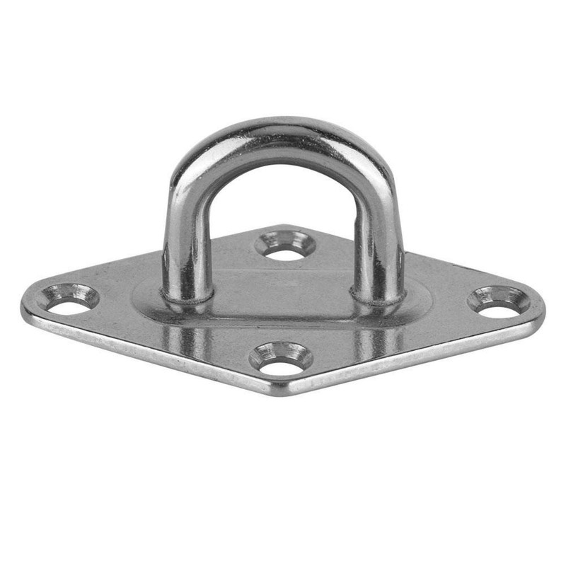 Alomejor Diamond Pad Eye 304 Stainless Steel Heavy Duty Pad