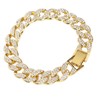 Cuban Bracelet Cuban Boutique Rhinestone Jewelry Hip Hop Couple Bracelet