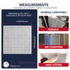 Demiwise 24x24x1 Electrostatic Air Filter, Washable & Reusable Aluminum AC/HVAC