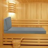 BALAPET Waterproof Sauna Seat Cushion with Lumbar Support, 3 Inch