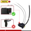 A-Premium Front Left Driver Side Door Lock Actuator Motor Compatible