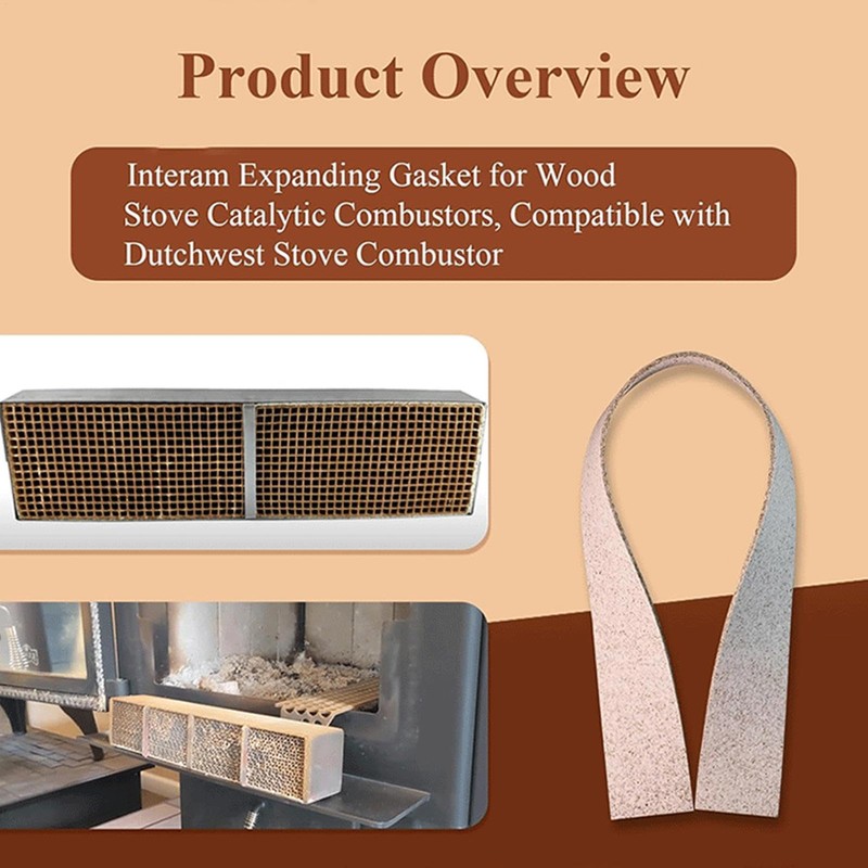Wood Stove Door Gasket,Replacement Gasket Graphite Expanding Stove Gasket |