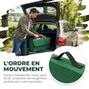 EYERIYO Organizer per bagagliaio in feltro, 2 pezzi, 50 x