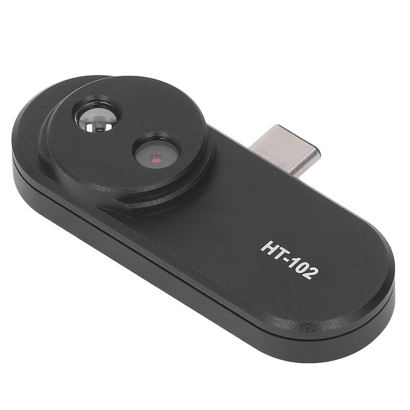 Thermal Imaging Camera Black ABS Mobile Phone Thermal Imager with