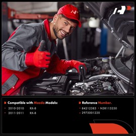 A-Premium Set of 4 Fuel Injectors Compatible with Mazda RX-8 RX8 2010 2011, Primary