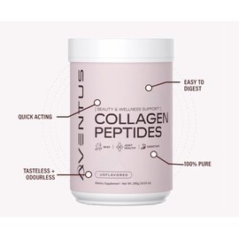Péptidos de Colágeno  Polvo sin Sabor 0.35 OZ por Porción, 29 Porciones, Aventus, NUTRITIONAL_SUPPLEMENT, sin Sabor, Polvo, Aventus                   