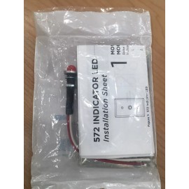 DMP 572 12V Remote Indicator Light w/Wall Plate-Red