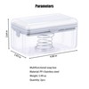 Multifunctional Soap Box,Foam Dispenser with Roller/Drain Holes,Spring Foaming Soap Bar