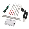 Guitar Maintenance Tool Kit Hex Wrench File Screwdriver Ruler String