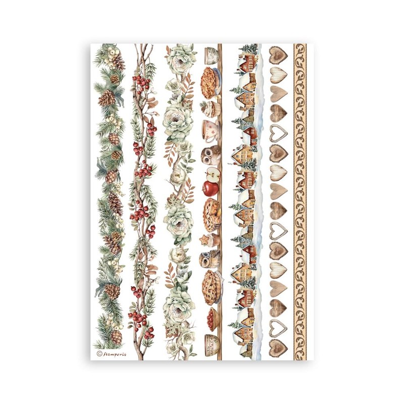 Stamperia SBW23 Scrapbook Pad, Multicoloured, 10 cm x 21 cm