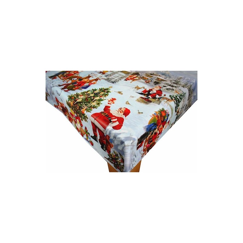 Karina Home Christmas Scene 1 PVC Vinyl Oilcloth Tablecloth (150cm