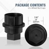 EATAKWARD 24 PCS Wheel Lug Nut Cap Covers 15646250 Replacement