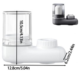 SUIOPPYUW Six Fold Filtration Device for Clean and Healthy Drinking Water Easy and Stable Installation ABS Household Faucet Filter, Type+2