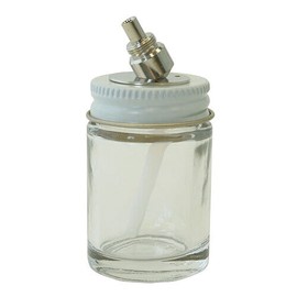 Paasche VLS-1-OZ 1oz Glass Bottle Assembly For Paasche VLS airbrush