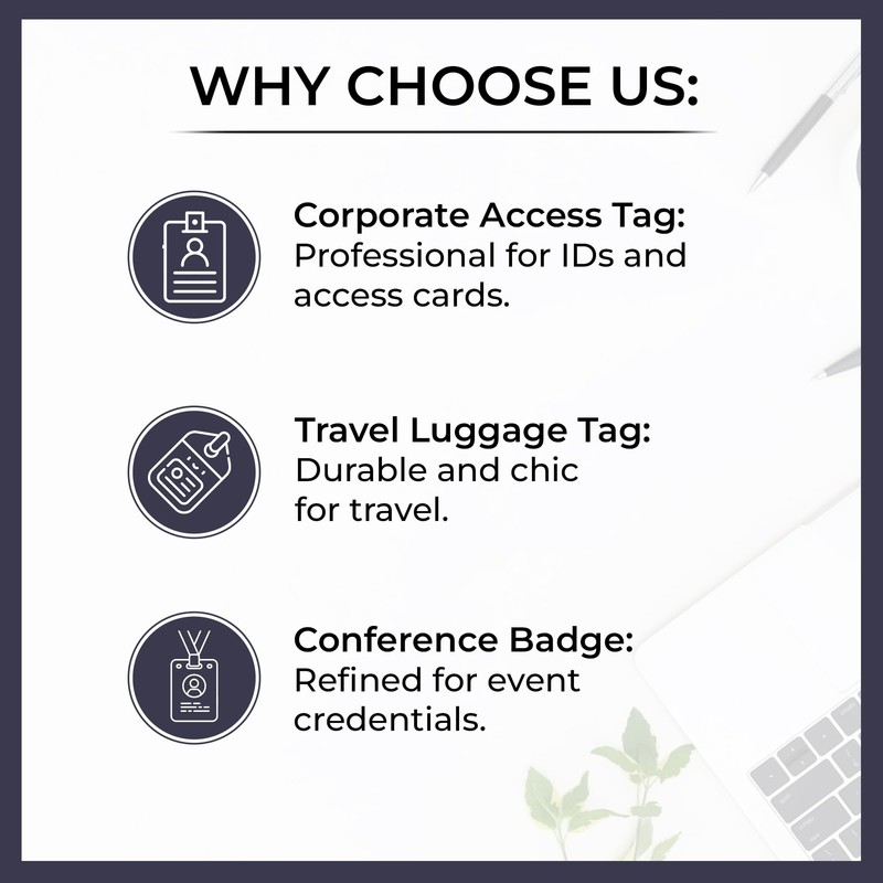 Trizek - ID Badge Luggage Tag School and Working Card