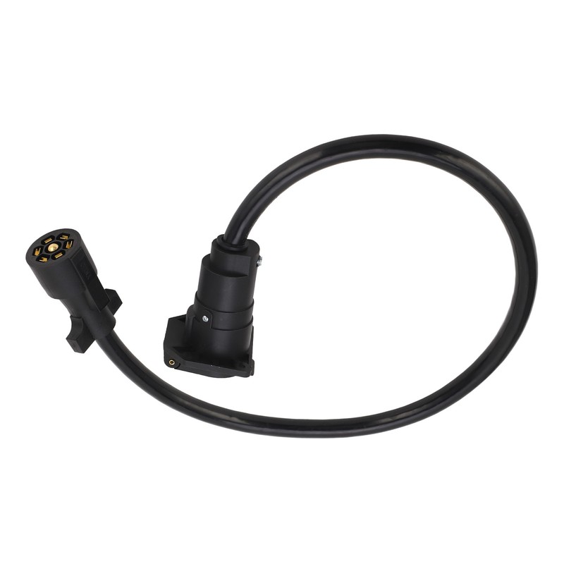 Trailer Extension Cord 7 Way 3ft Double Prong Male Plug
