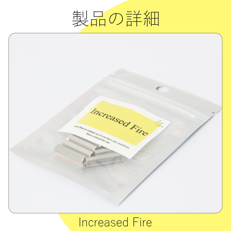 Increased Fire Stainless Steel Hex Nuts M3 20mm Length 10pcs