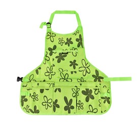 XLKJ Wear-resistant garden apron, adjustable apron, multifunctional apron, work apron with multiple pockets, d'Alene to