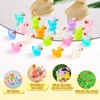 TAIXING Mini Ducks 100 Pieces, 10 Colours Mini Ducks Resin,