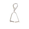 KRIO® - Brown orange coloured disthen/Kyanite pendant with silver eyelet.