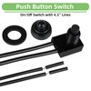 OWOFYDR 2PCS IP67 Waterproof Push Button Switch, 12V DC SPST