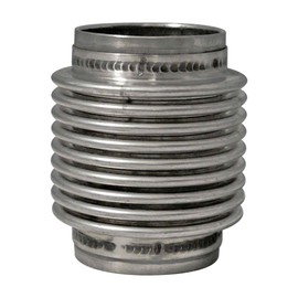Verocious Motorsports Exhaust Flex Bellow w/Smooth Liner, 304 Stainless Steel - 1.5"
