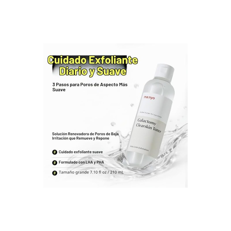 ma:nyo Galactomy Clearskin Toner, Ultra Hydrating, Korean Skin Care 7.1fl