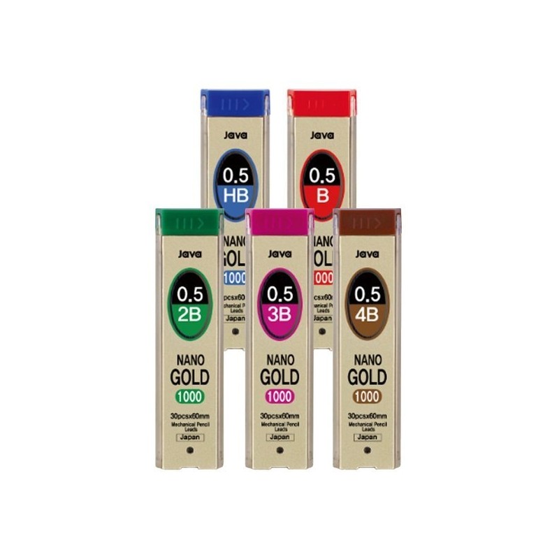 Java Nano Gold 1000 Mechanical Pencil Lead 0.5mm Refill Lead