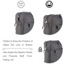 Zipper Lock Clips, 4 PCS Zipper Clips Anti Theft -