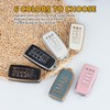 FT FUNTOR 5 buttons Key Fob Cover with Leather Keychain