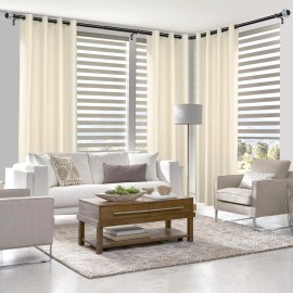 USFOOK Corner Window Curtain Rod 36 to 72 Inch, 3/4 Inch Corner Curtain Rods for Win...