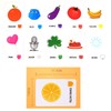 Preschool Learning Flash Cards 108PCS,3 Sets of Animal Shape Color