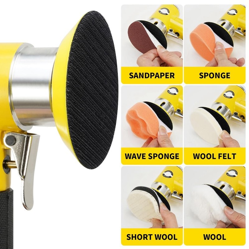 Mini 2 / 3Inch Air Sander Pneumatic Polisher Grinder Buffer