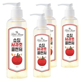 Label Young Shocking Apple Cider Cleanser, 4, 200ml / 라벨영 쇼킹 사과초 클렌저, 4개, 200ml