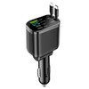 J & R 65W Car Charger, Dual Type-C USB Fast