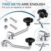 Yaocom 2 Set Trailer Jack Handles Replacement Crank Accessories Fits