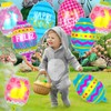 24 Pcs Easter Balloons, Easter Egg Balloons for Kids, Happy