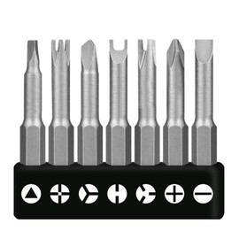 7-Piece Specially Shaped Screwdriver Set, Special Bit Set, Triangle Screwdriver, Special Screwdriver, Special Shaped Screwdriver Set, 50 mm
