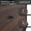 Tarpofix® Tarpaulin Buttons Tarpaulin Hooks Round with Blind Rivets for