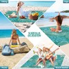 Aroveea Beach Blanket Waterproof Sandproof 1-7 Adult Oversized 78 ''