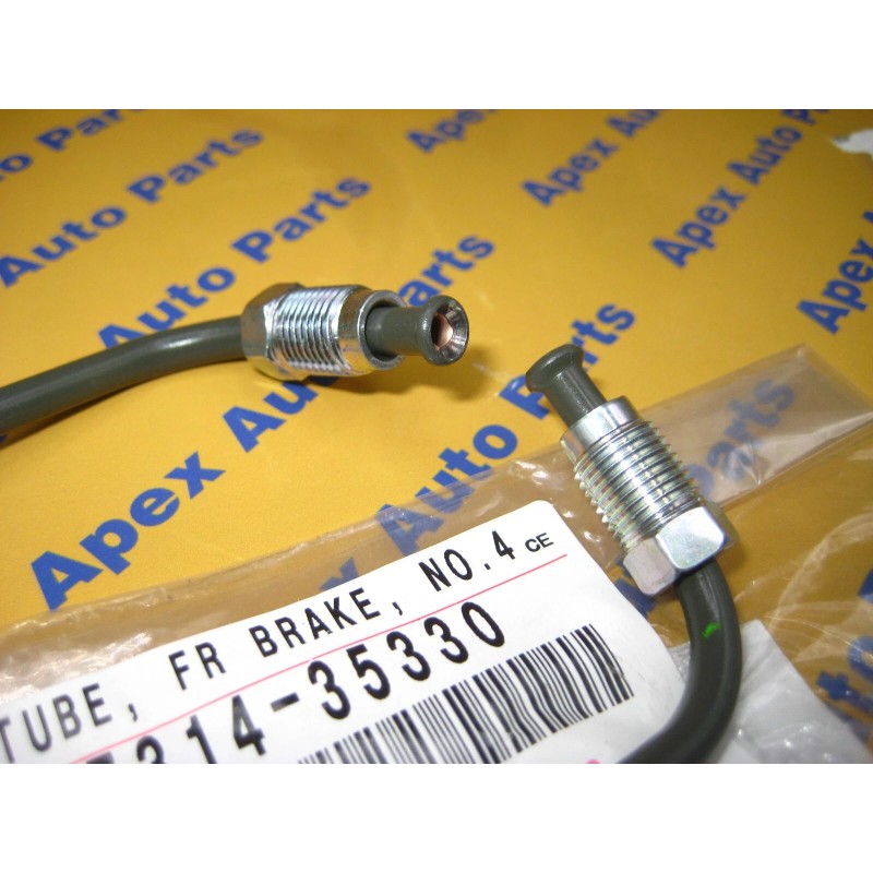 Toyota 4Runner Right and Left Front Brake Line Tubes Metal