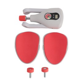 Pelvic Hip Trainer Nylon Skin Friendly EVA Pad Visual Adjustable Resistance Ergonomic Thigh Master for Workout Grey