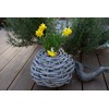 Brandsseller Flower Pot Made of Branches Braided Diameter 10 cm