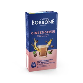 Caffè Borbone Ginseng Zero - Zero Grassi, Zero Zuccheri, Zero Glutine - 10 Capsule - Compatibili con macchine ad uso domestico Nespresso®*