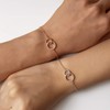 A+O Best Friend Gift, Friendship Jewelry - Interlocking Circles Bracelet